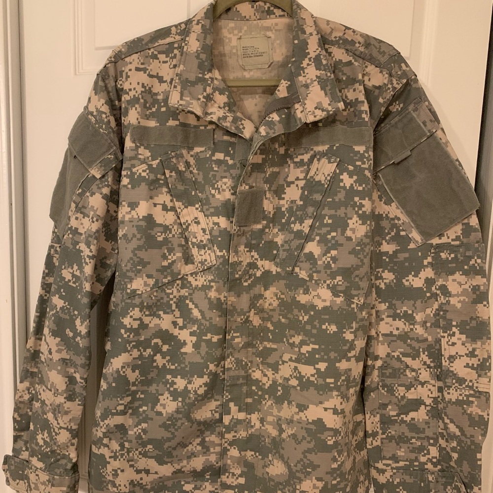 USA Men's Army Combat Uniform Camouflage Military Jacket
